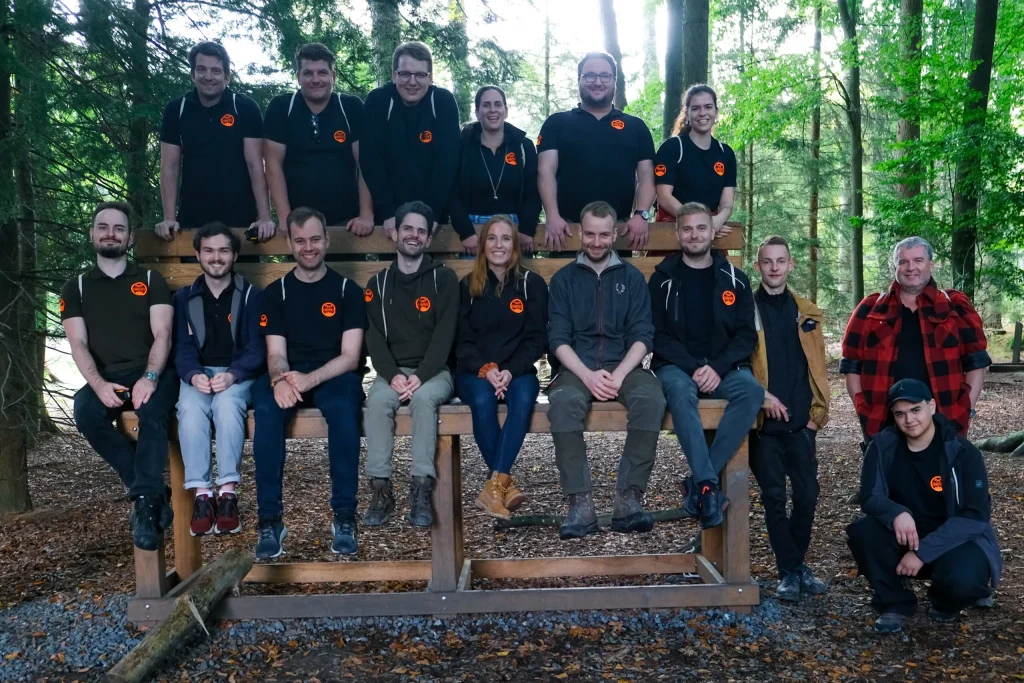 Das Forstify-Team im Wildwald Vosswinkel